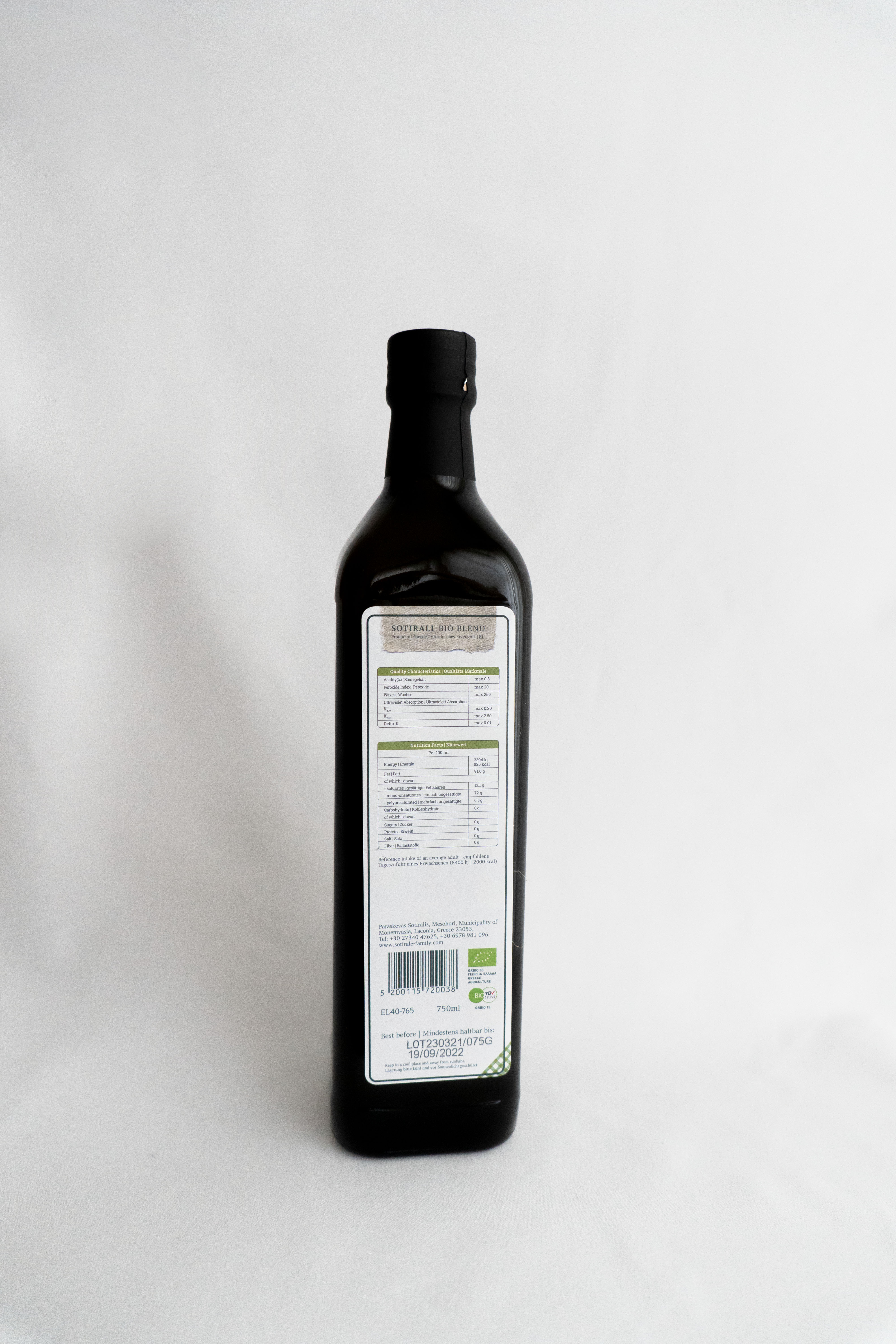 Sotirali Bio Olivenöl 750ml